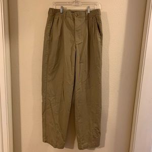Basic Edition MensPleated Khaki Pants